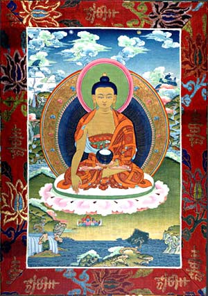 Thangka of Shakyamuni Buddha